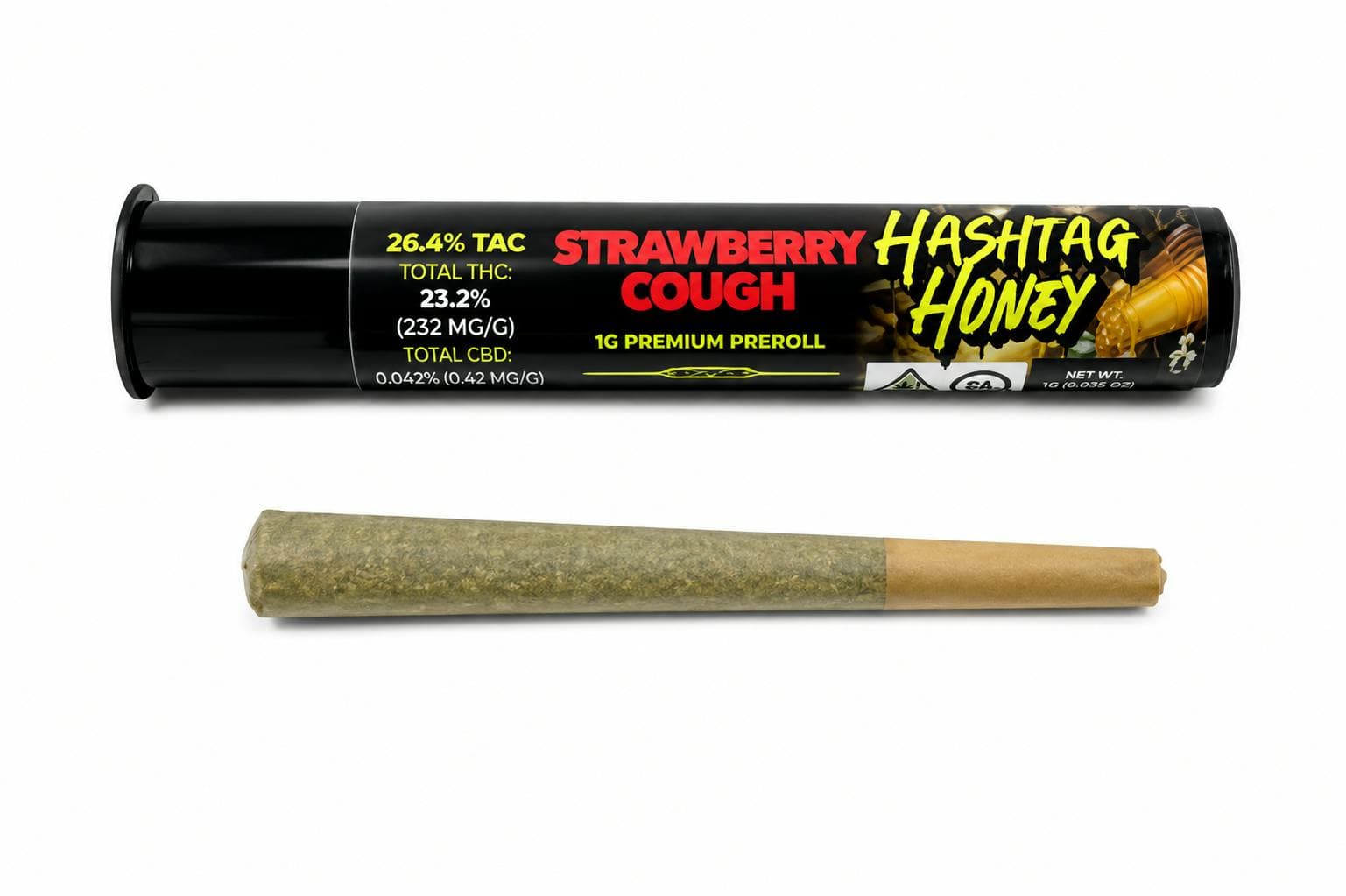 Hashtag Honey Strawberry Cough | Pre-Roll | 1g