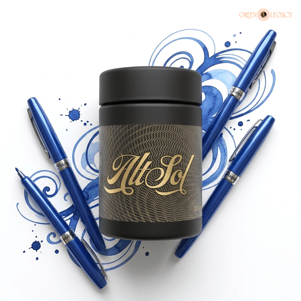 AltSol Flower: Blue Sharpies