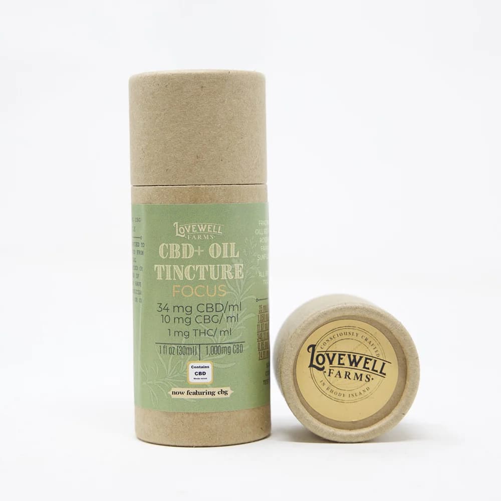 Lovewell Farms CBD+ Focus [1oz] (1000mg CBD/300mg CBG)