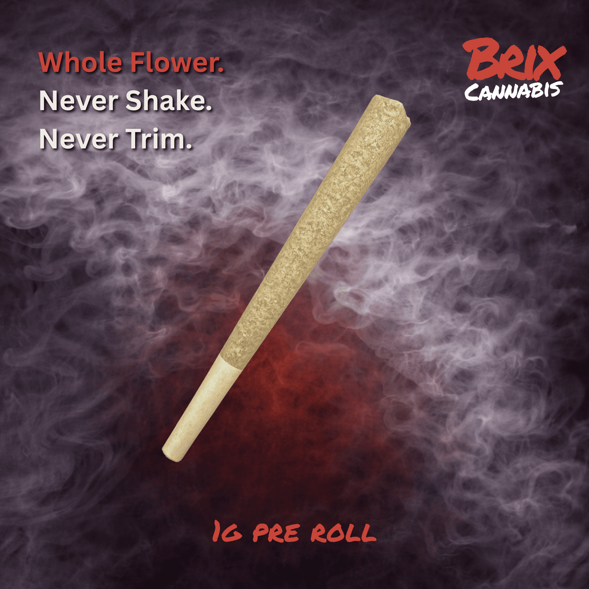 Brix Cannabis Brix Cannabis Afgooey 1g Pre Roll (I) 00503