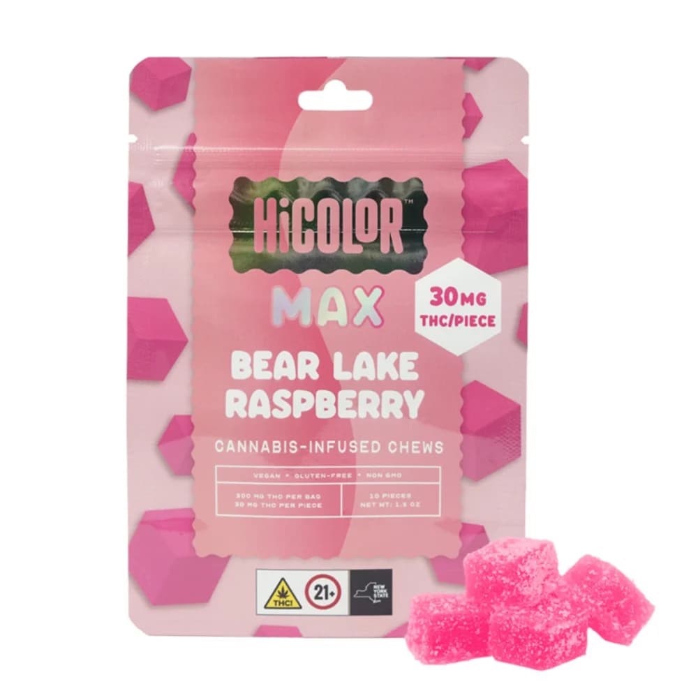 HiCOLOR Bear Lake Raspberry MAX [10pk] (300mg)