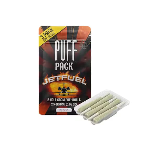 Puff JET FUEL - PRE-ROLL - 5PK - HYBRID - 2.5G