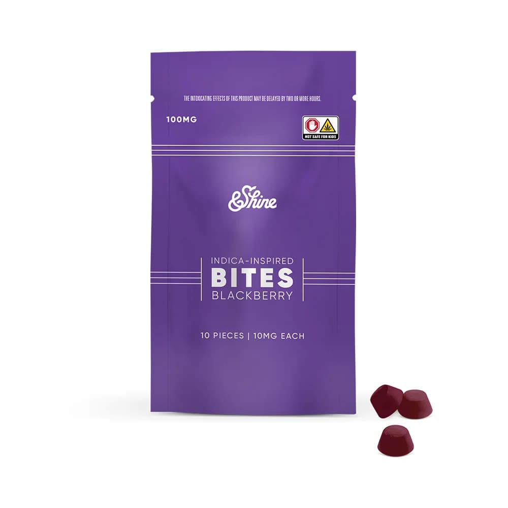 &Shine Blackberry | Gummies | 100mg (10pcs)