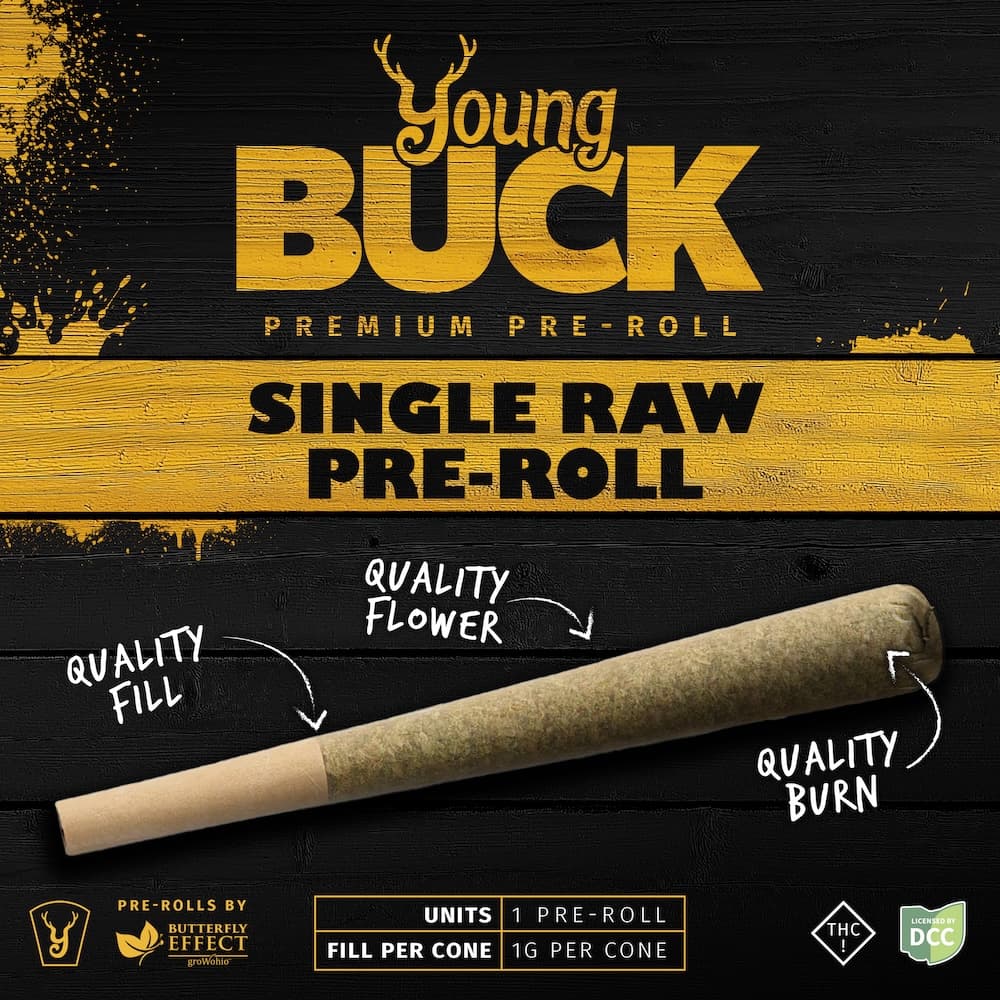 Butterfly Effect YOUNG BUCK - GRMPZ - PREROLL - [1G] - HYBRID