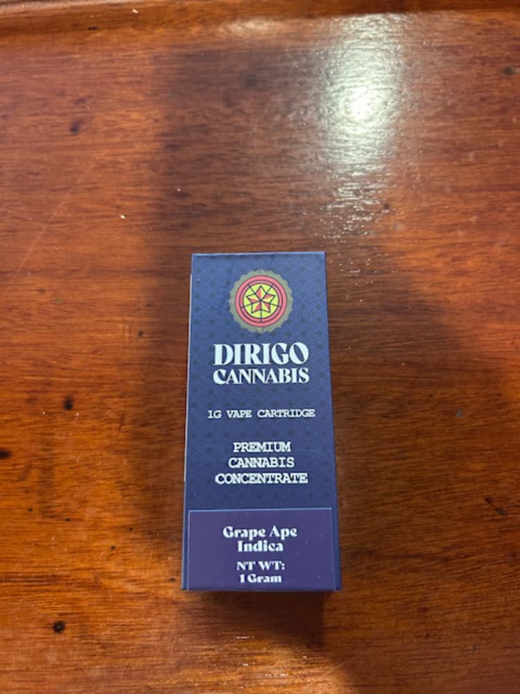 Dirigo Cannabis Grape Ape