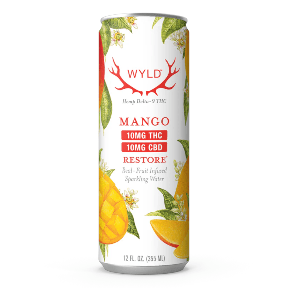 Wyld Hemp Derived - Mango 10mg THC 10mg CBD