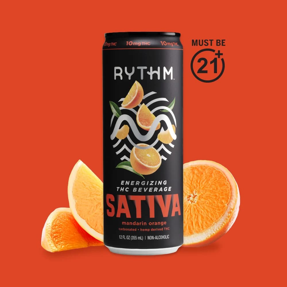RYTHM Hemp Derived - SATIVA Mandarin Orange 10mg THC