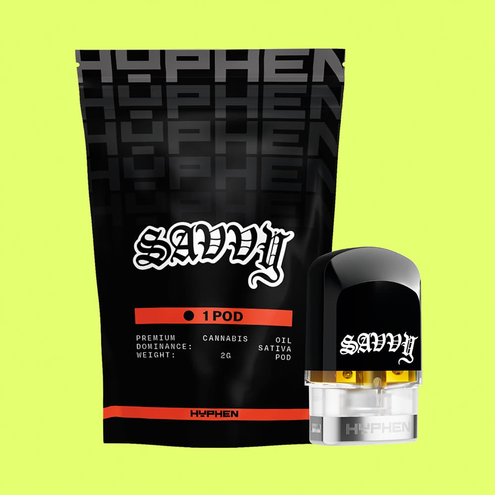Savvy Blue Raz Haze Pod 2g - Savvy Hyphen