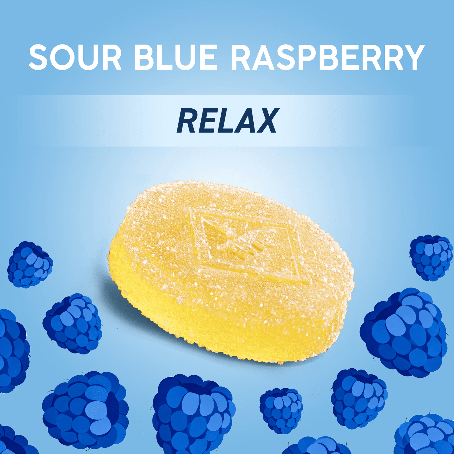 KYND kynd Blue Raspberry Soft Chews