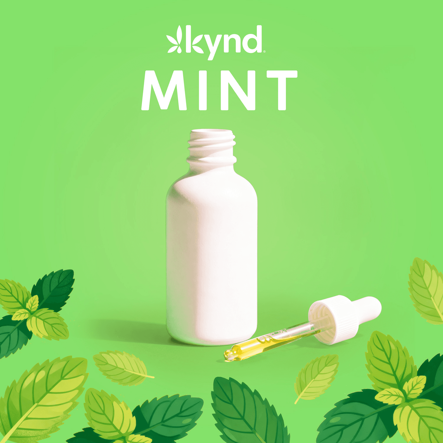 KYND Mint Sativa THC Distillate Tincture