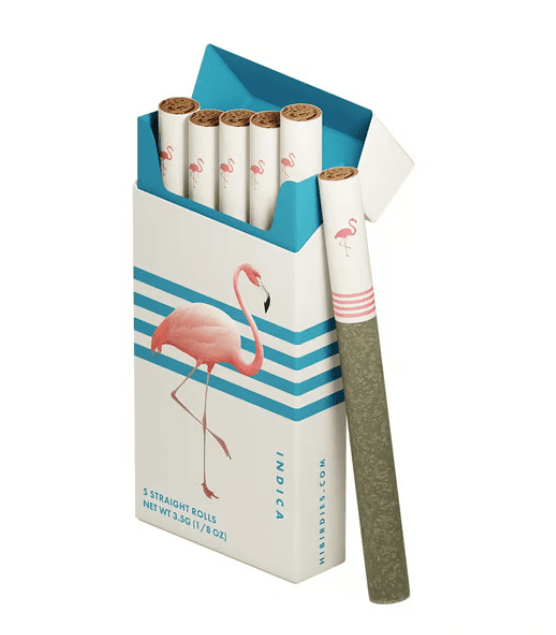 BIRDIES CLASSIC INDICA | 5PK .7G PRE ROLLS - 3.5 G - 5 PACK