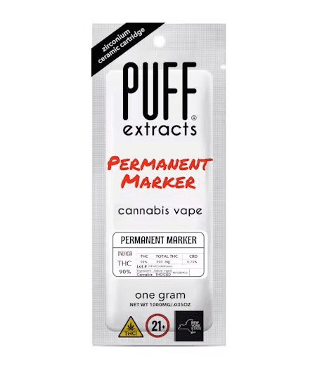 Puff Permanent Marker - 1G 510 Cart