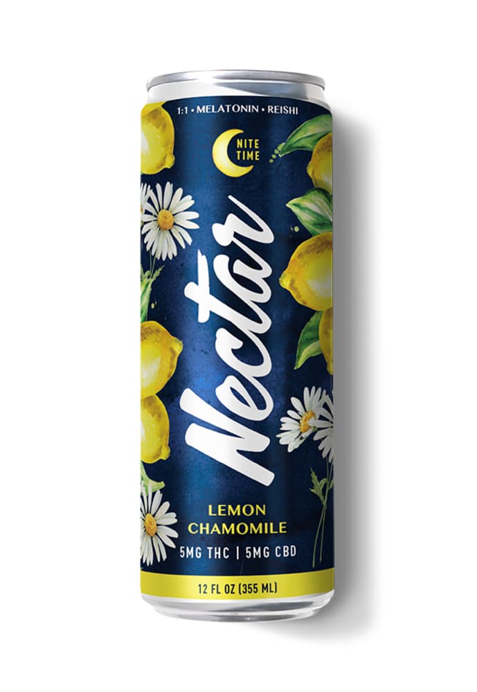 Nectar 1:1 NiteTime Lemon Chamomile [12oz] (5mg CBD/5mg THC)