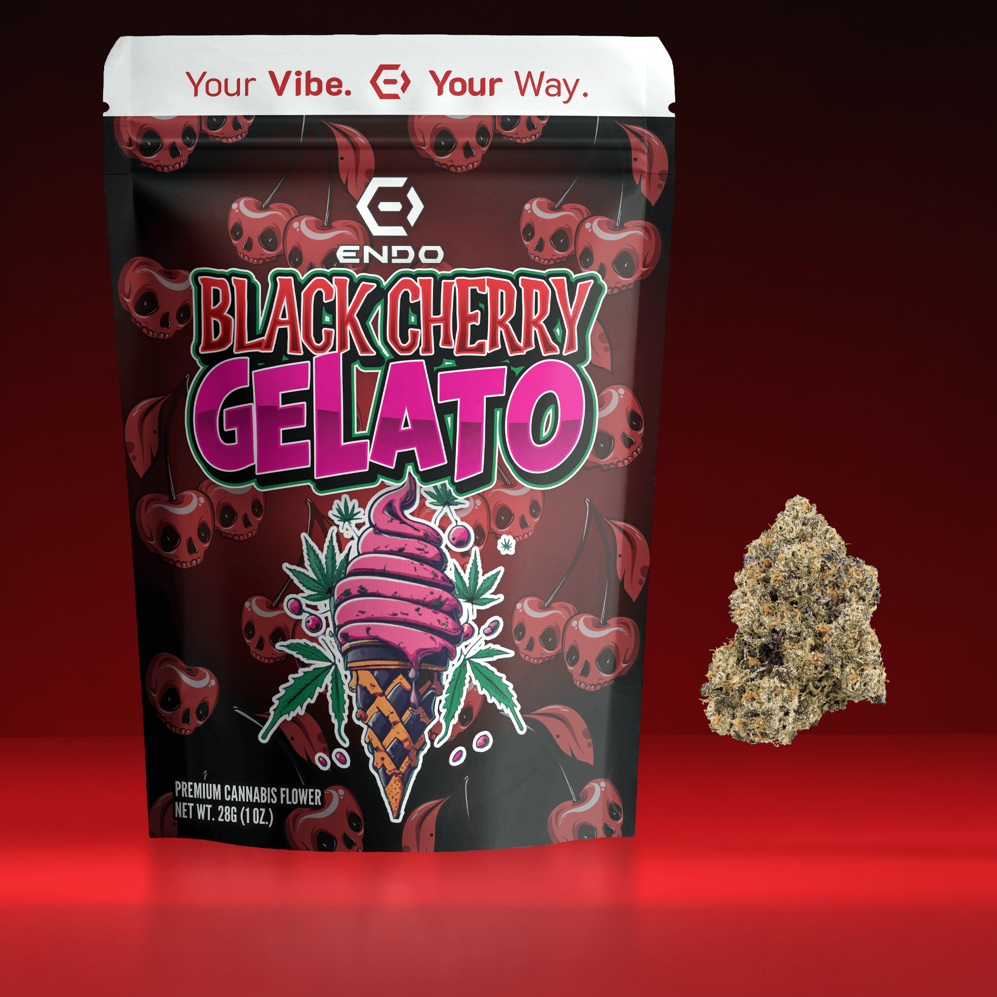 Endo Cannabis BLACK CHERRY GELATO 28G