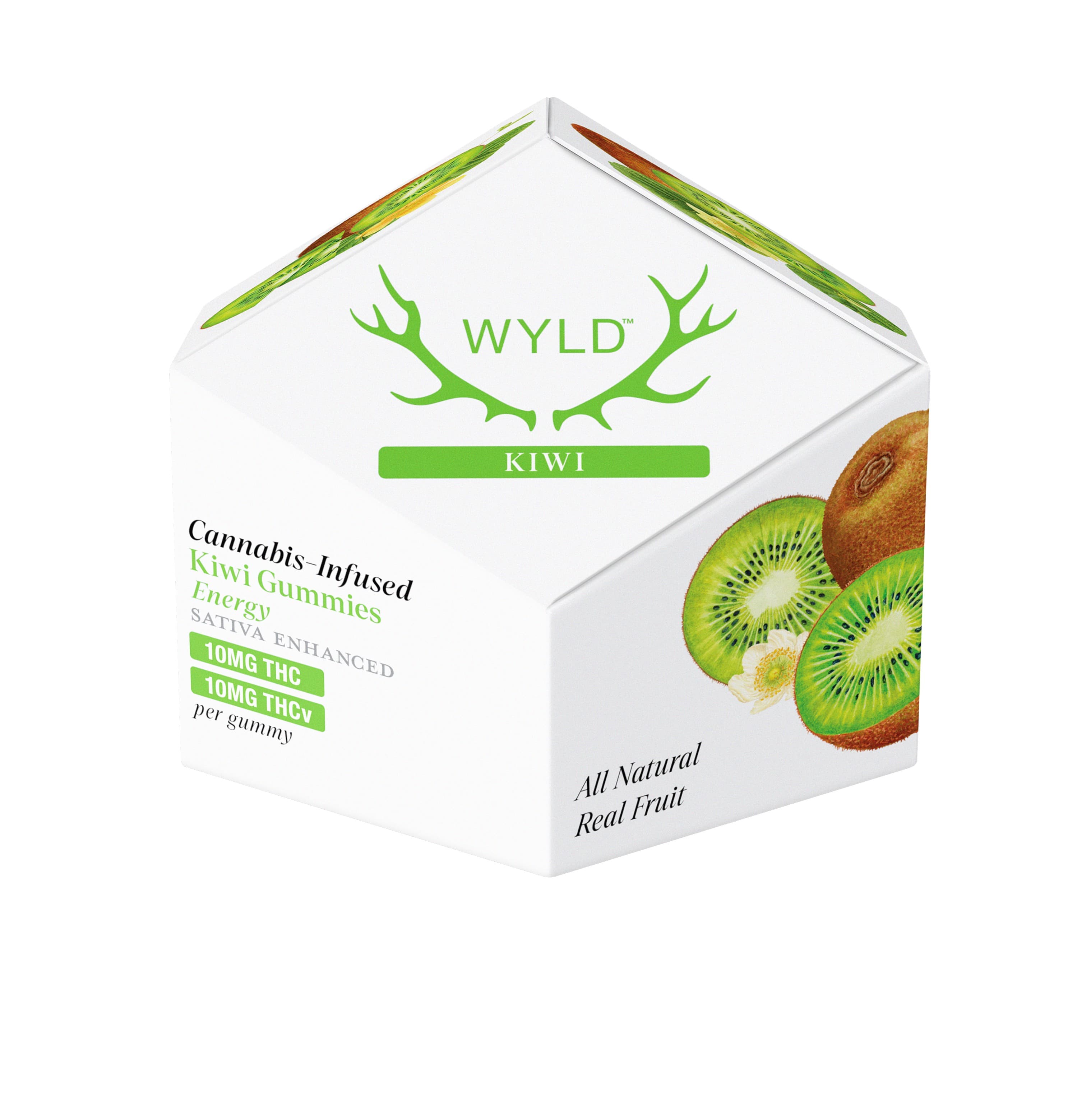 Wyld Kiwi | 1:1 THC/THCv | Gummies | 100mg
