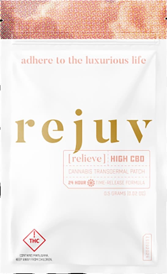 Rejuv REJUV-HIGH CBD-TRANSDERMAL PATCH-100MG - 6 PACK