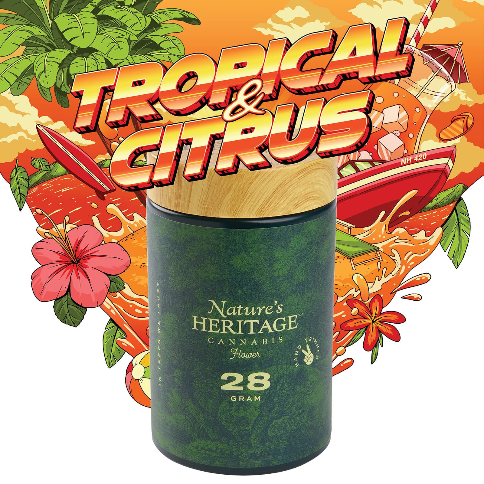 Nature's Heritage Nature's Heritage Sour Peach Cobbler (H) Flower 28g