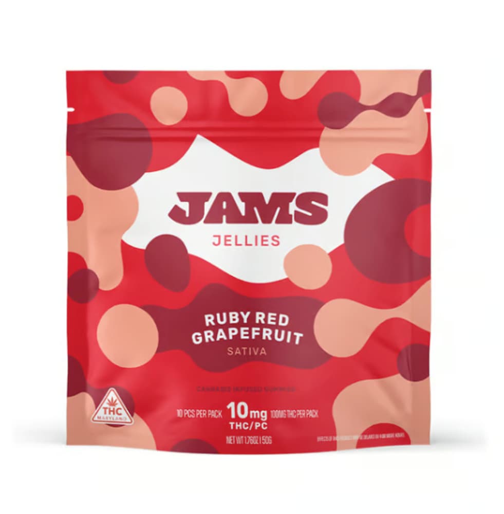 JAMS Ruby Red Grapefruit [10pk] (100mg)