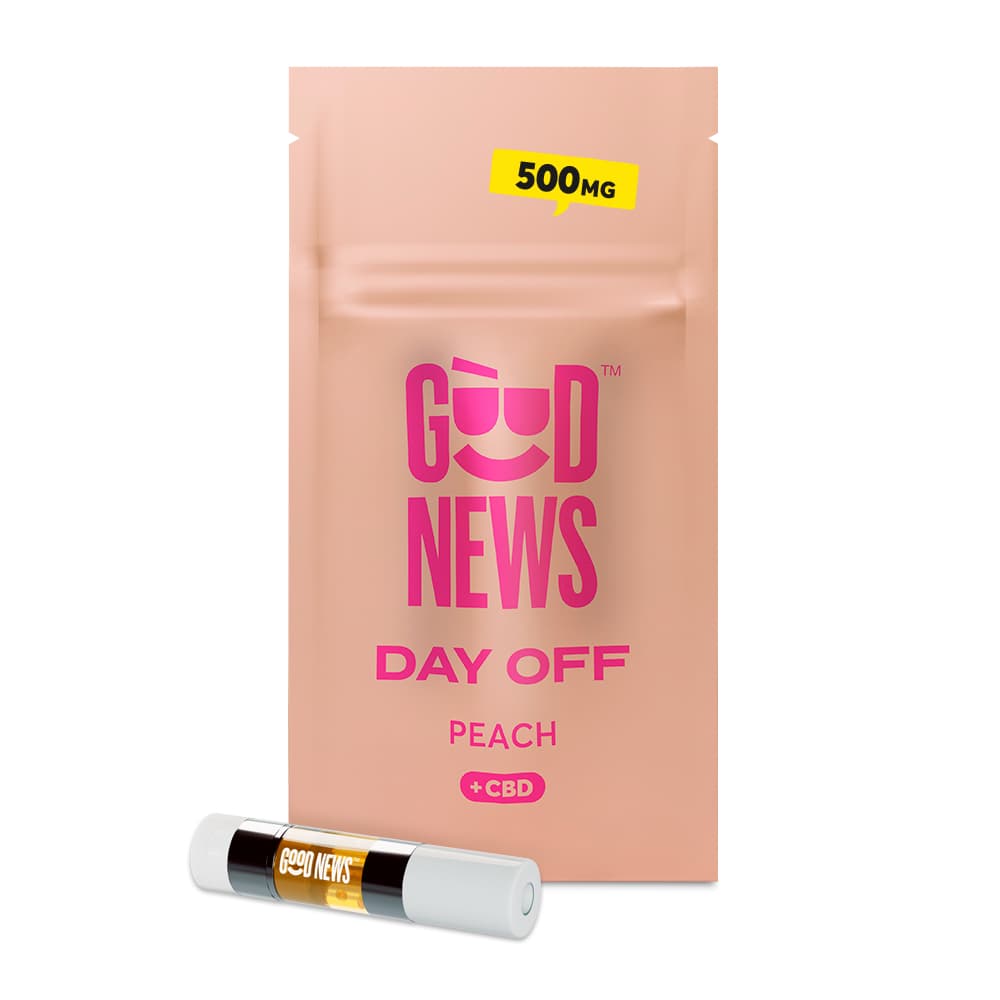 Good News Good News Peach + CBD 2:1 Distillate Cart