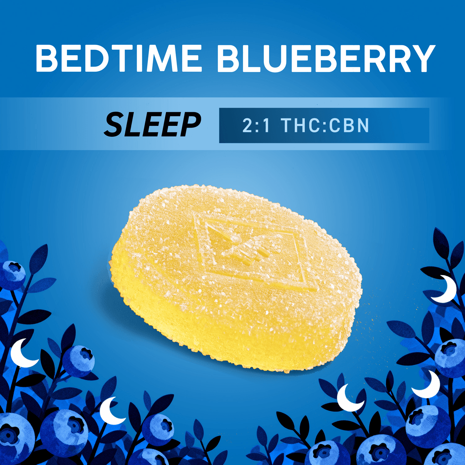 KYND kynd Bedtime Blueberry 2:1 THC:CBN Soft Chews