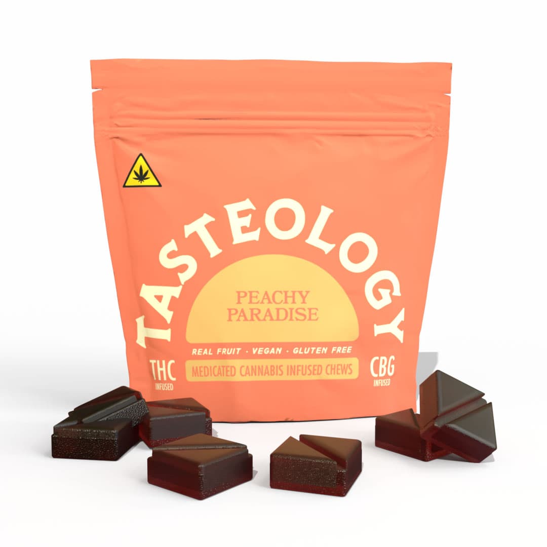 Tasteology 1:1 Peachy Paradise [10pk] (100mg CBG/100mg THC)
