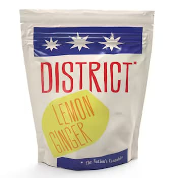 District Cannabis District Cannabis: Lozenges Lemon Ginger 200MG Gummies (10x20mg)