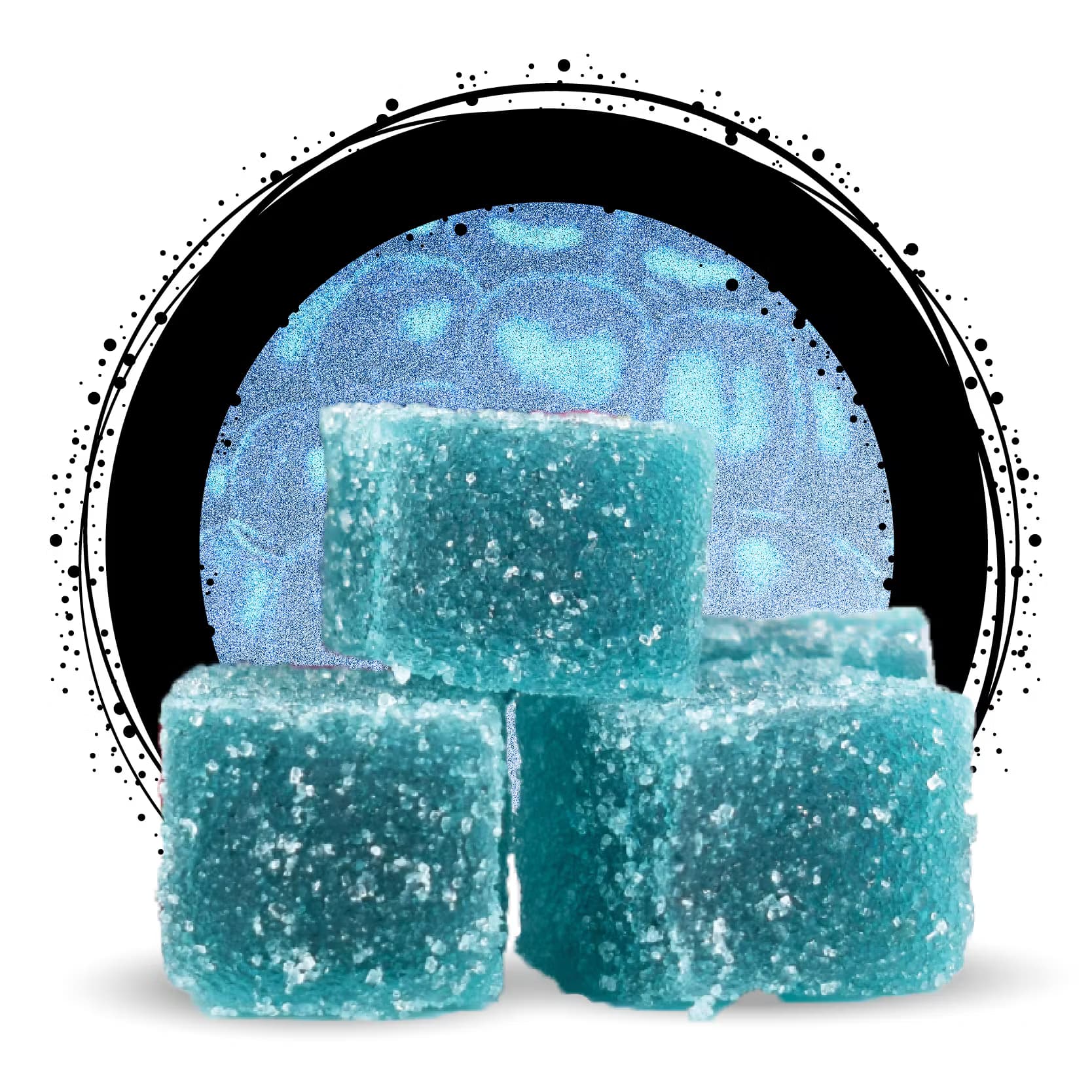 OZONE Blue Raspberry Soft Chews - 10pk Gummies