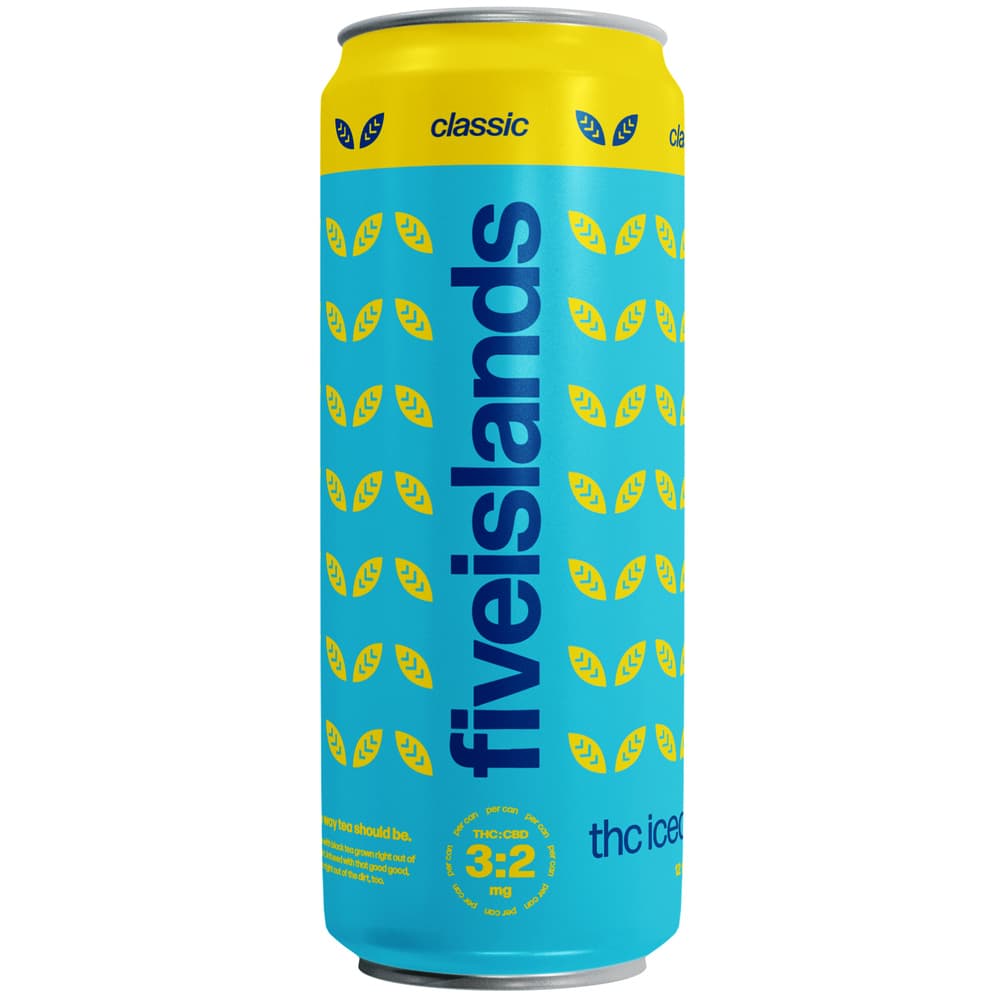 Five Islands FiveIslands Classic Tea Hemp-Derived Beverage (3mg THC) 12 oz