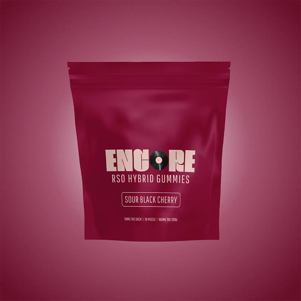 Encore Edibles Sour Black Cherry RSO - Hybrid [10pk] (100mg)