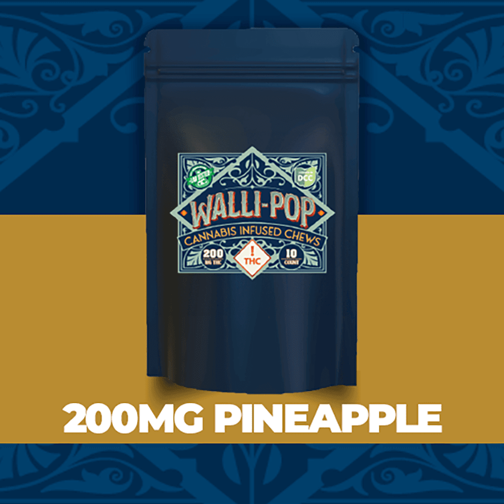 Walli-Pop PINEAPPLE - GUMMIES - [200MG] - 10PK