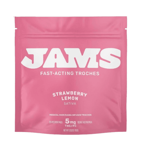 JAMS Fast-Acting Strawberry Lemon Troche