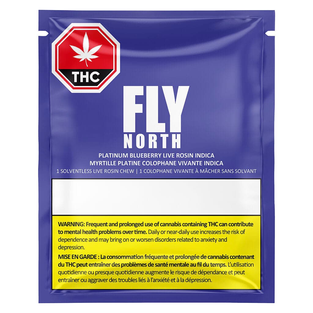 Fly North Platinum Blueberry Indica - 1 Pack