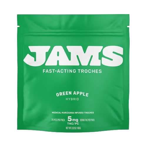 JAMS Fast-Acting Green Apple Troche