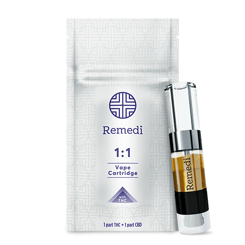 Remedi Chemex 1:1 (THC:CBD) Vape Cartridge