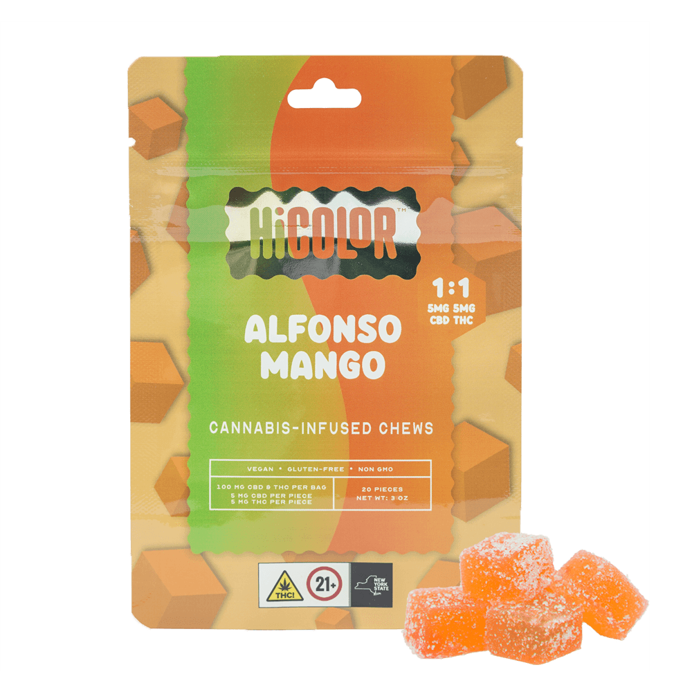 HiCOLOR 1:1 Alfonso Mango [20pk] 5mg Chew