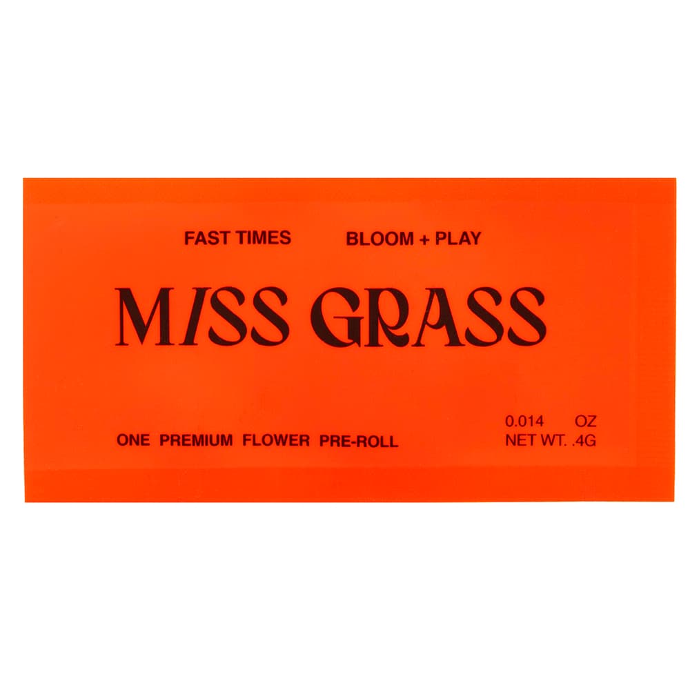 Miss Grass Fast Times Spark [.4g]