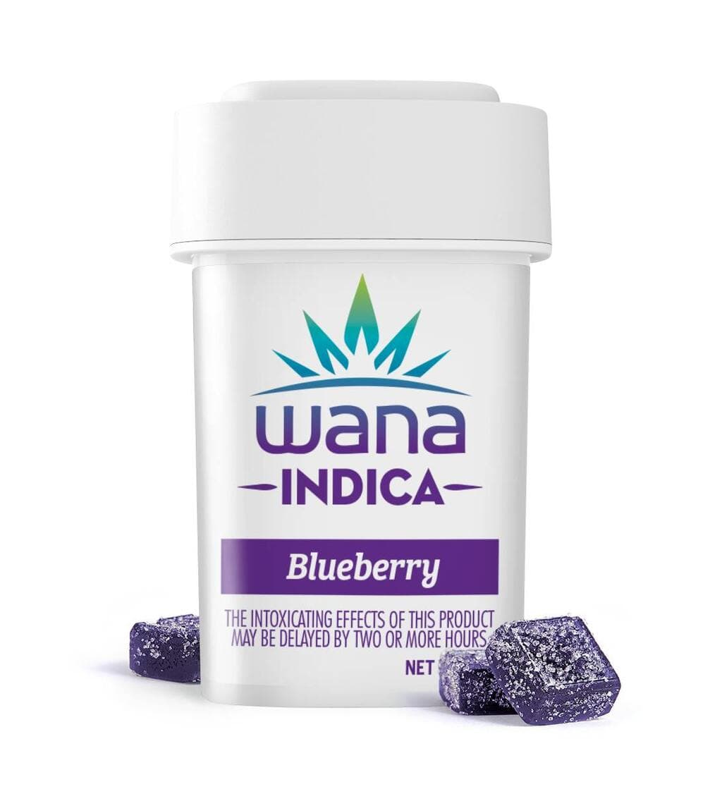 Wana Classic Blueberry Indica Chews [10 pack] | 100mg