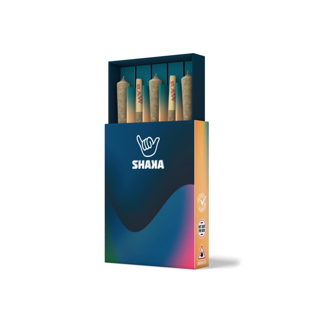 Shaka Shaka PreRolls (5 x 1.0g) Gold Cash Gold