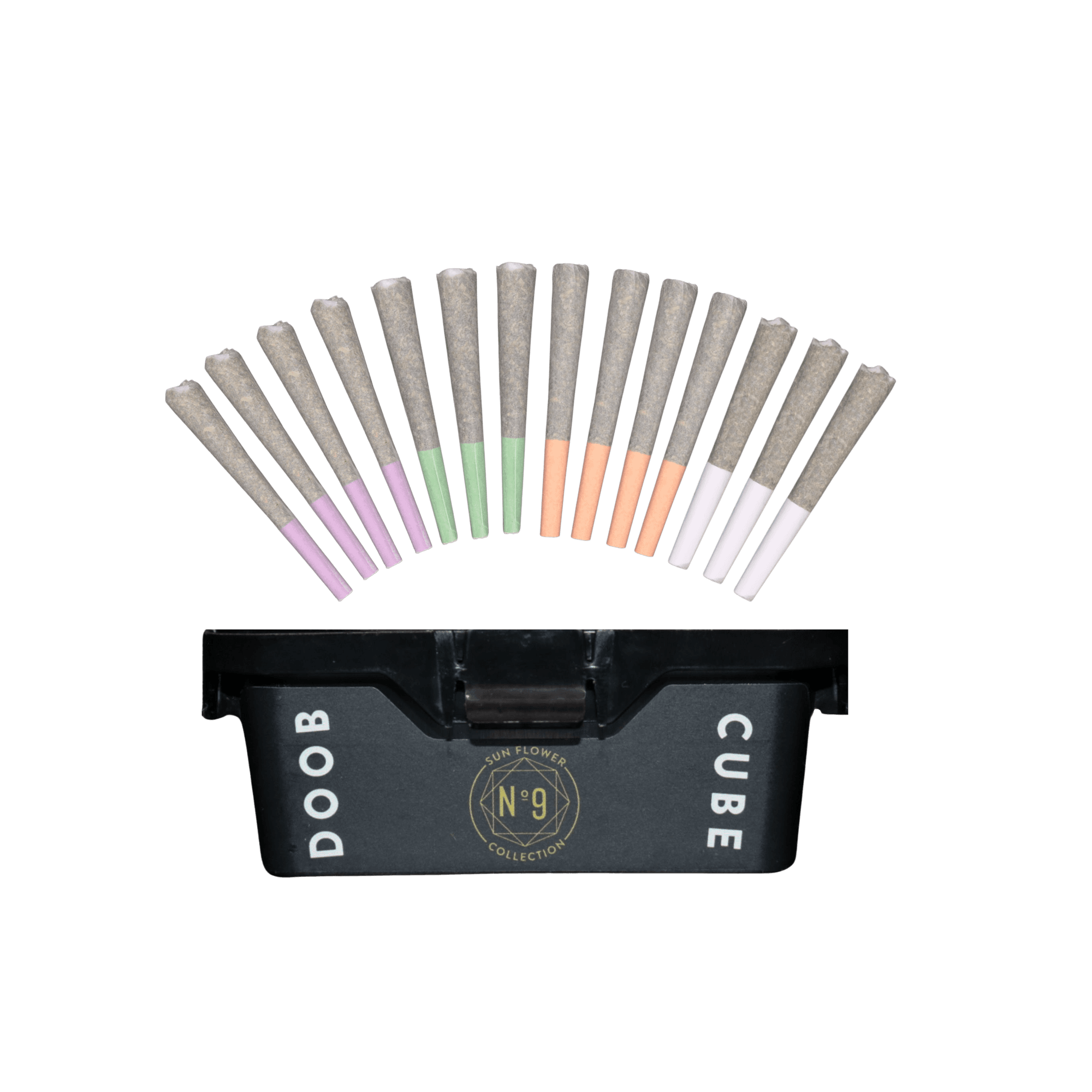 No.9 Collection DOOB CUBE MAGNUM - 28 Variety Pack - 0.5g Pre-Rolls - 4 Different Strains