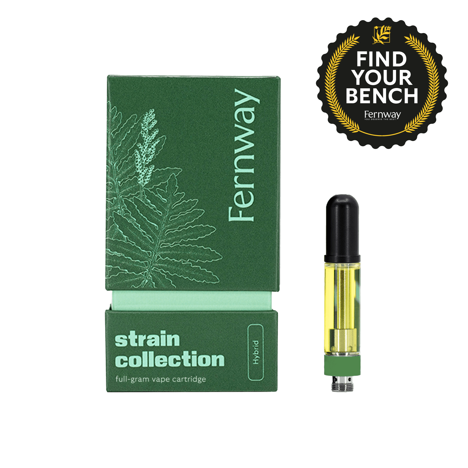 Fernway White Widow Strain Collection Vape Cartridge | 1g