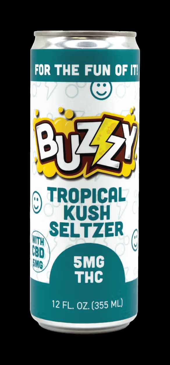 Buzzy Beverage - Buzzy Tropical Kush Seltzer - 5mg