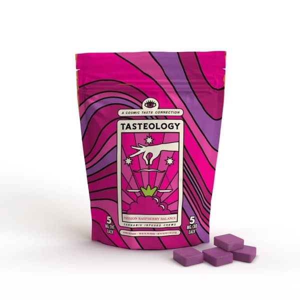 Tasteology 1:1 Passion Raspberry Balance [20pk] (100mg CBD/100mg THC)