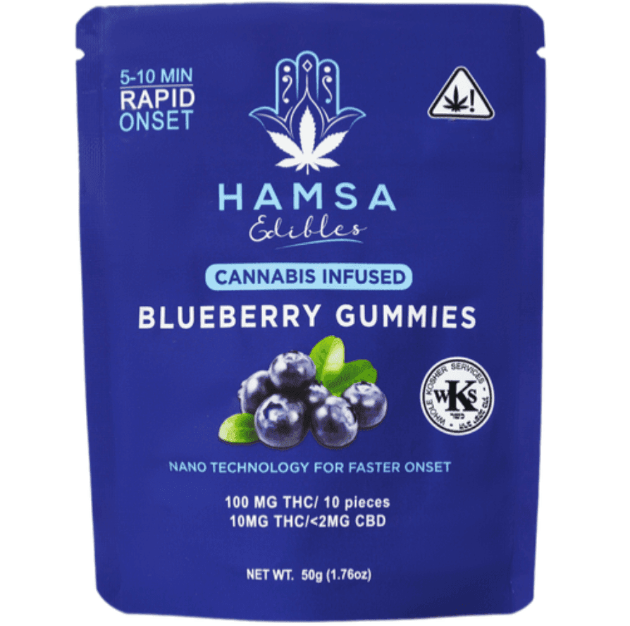 HAMSA Blueberry Rapid Onset Edibles