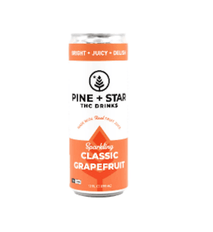 Pine + Star Beverages - Pine + Star Sparkling Grapefruit - 5mg