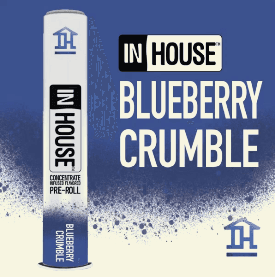 InHouse Blueberry Crumble Infused Pre-Roll