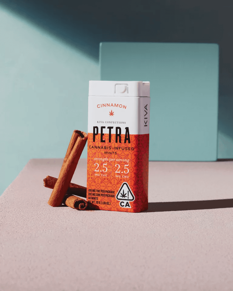 Petra Mints | Cinnamon CBD 1:1 | 100mg | 40pk | Petra