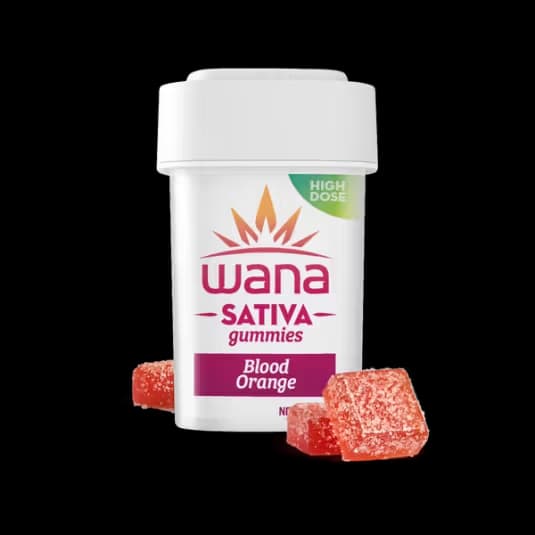 Wana High Dose Blood Orange Gummies