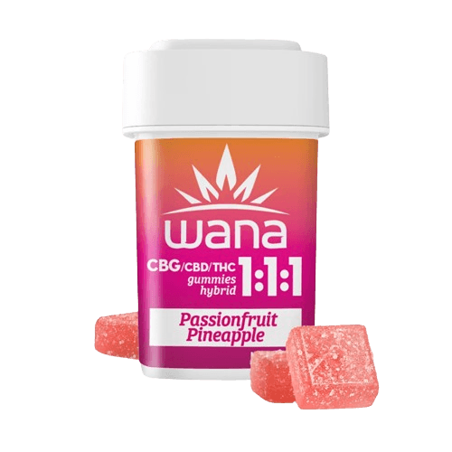 Wana Passionfruit Pineapple 1:1:1 Gummies
