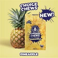 Choice Gummies | Indica Pineapple | 100mg | 20pk | Choice Chews