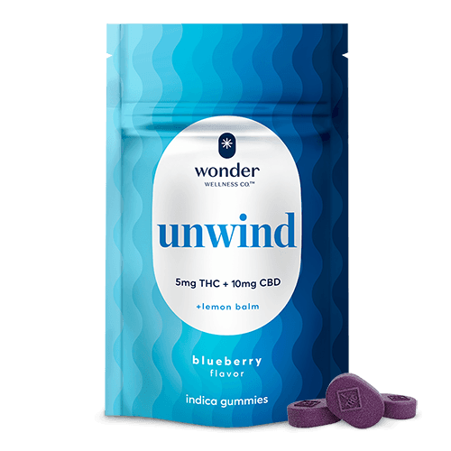 WONDER Unwind 2:1 Blueberry Gummies